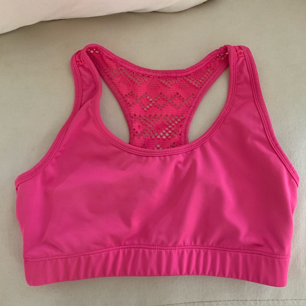 Zyia active pink sports bra